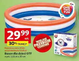 Auchan Basen dla dzieci 1.52 m x 30 cm One Two Fun oferta