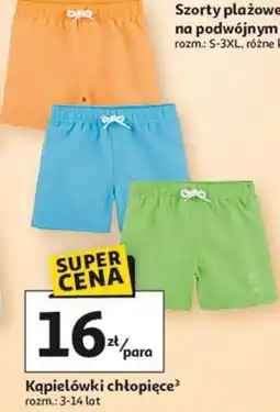 Auchan Kąpielówki chłopięce 3-14 lat Inextenso By Auchan oferta