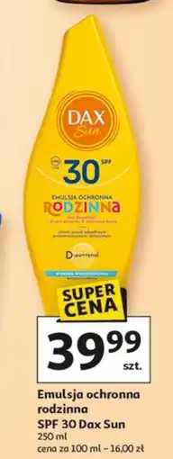 Auchan Emulsja do opalania rodzinna spf 30 Dax Sun oferta