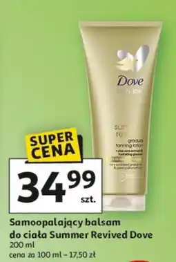 Auchan Balsam do ciała summer revived skóra jasna Dove Derma Spa oferta