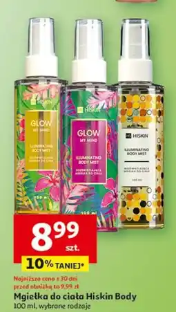 Auchan Mgiełka do ciała glow my mind gold Hiskin oferta