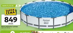 Auchan Basen stelażowy z pompą 427 x 84 cm Bestway oferta