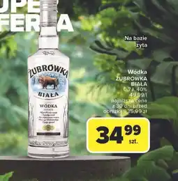 Carrefour Wódka Żubrówka Biała oferta