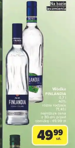 Carrefour Wódka Finlandia Lime Fusion oferta