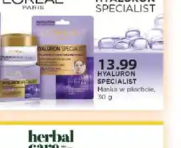 Drogerie Laboo Maseczka w płachcie L'Oreal Hyaluron Specialist oferta