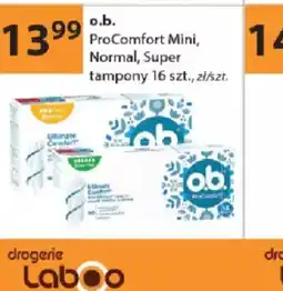Drogerie Laboo Tampony o.b. ProComfort Mini, Normal, Super oferta