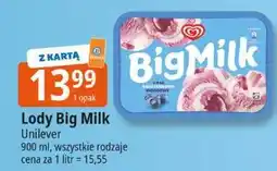 E.Leclerc Lody Big Milk Unilever 900ml oferta