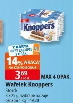 E.Leclerc Wafelek Knoppers 5x25g Storck oferta