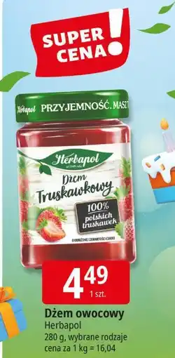 E.Leclerc Dżem owocowy truskawkowy 280g Herbapol oferta