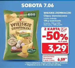 Kaufland Chipsy o smaku cebulki Lorenz wiejskie ziemniaczki oferta
