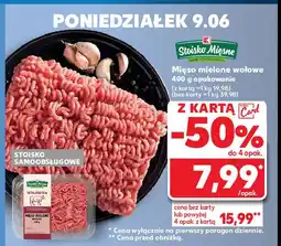 Kaufland Mięso mielone wołowe Stoisko mięsne oferta