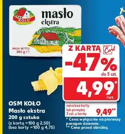 Kaufland Masło ekstra OSM SOKOŁÓW oferta