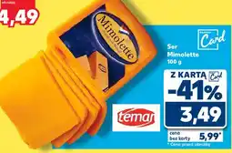 Kaufland Ser mimolette Temar oferta