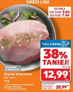 Kaufland Szynka wieprzowa bez kości oferta