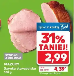 Kaufland Szynka staropolska Mazury ełk oferta