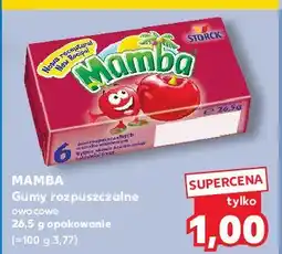 Kaufland Guma rozpuszczalna wiśniowa Mamba oferta