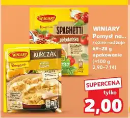 Kaufland Kurczak w sosie serowym Winiary pomysł na oferta