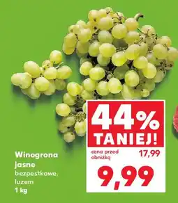 Kaufland Winogrona jasne oferta