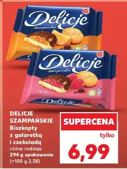 Kaufland Ciastka z galaretką malinową Delicje szampańskie oferta