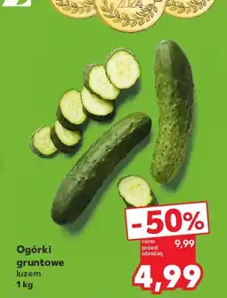 Kaufland Ogórki gruntowe oferta