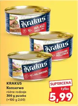 Kaufland Gulasz angielski Krakus animex oferta