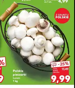 Kaufland Pieczarki polskie oferta