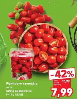 Kaufland Pomidory rzymskie mini oferta