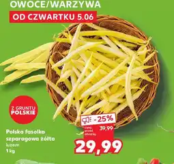 Kaufland Fasolka szparagowa żółta oferta