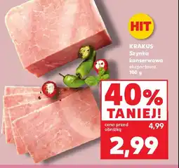 Kaufland Szynka konserwowa Krakus animex oferta