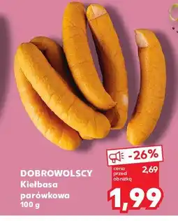 Kaufland Kiełbasa parówkowa Dobrowolscy oferta