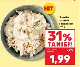 Kaufland Sałatka surimi z ananasem oferta