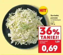 Kaufland Surówka porowa w delikatnym sosie oferta