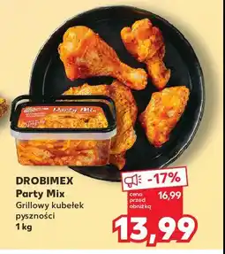 Kaufland Kubełek party mix Drobimex oferta