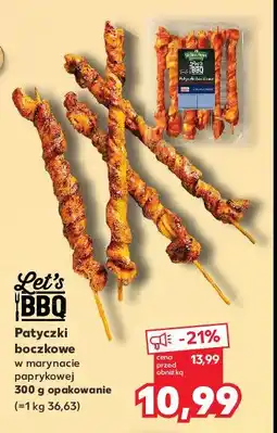 Kaufland Patyczki boczkowe w marynacie paprykowej K-classic let's bbq oferta