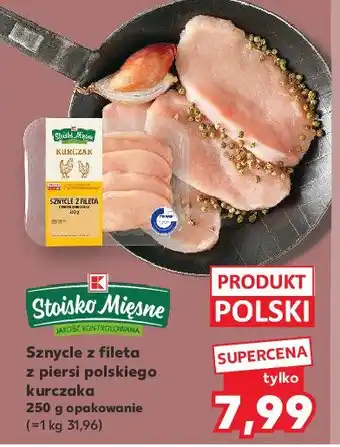 Kaufland Sznycle z fileta z piersi kurczaka Stoisko mięsne oferta