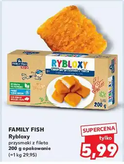 Kaufland Rybloxy z fileta z mintaja Family fish oferta