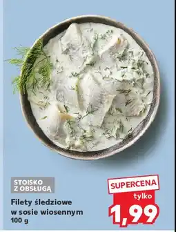 Kaufland Filety śledziowe w sosie wiosennym oferta