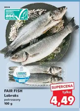 Kaufland Labraks patroszony FAIR FISH oferta