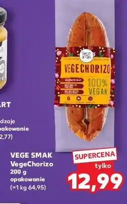 Kaufland Chorizo vege Vege smak oferta