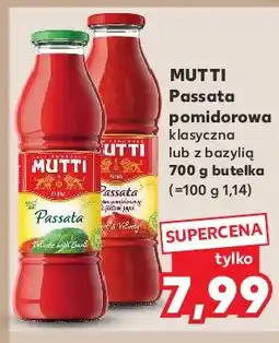 Kaufland Passata pomidorowa z bazylią Mutti oferta
