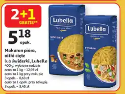 Auchan Makaron świderki Lubella makaron oferta