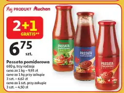 Auchan Passata pomidorowa rustica Auchan różnorodne (logo czerwone) oferta