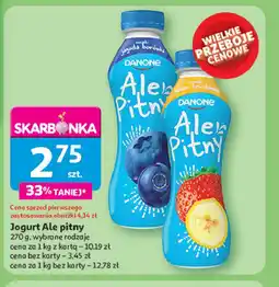 Auchan Jogurt truskawka-banan Danone ale pitny Ale danone oferta