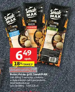 Auchan Bułeczki z ziołami na gril Smak mak oferta
