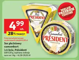 Auchan Ser naturalny President brie oferta