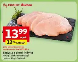 Auchan Sznycle z fileta z indyka oferta