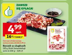 Auchan Boczek w słupkach Podniesiony kciuk oferta
