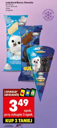 Delikatesy Centrum Lody Koral Burza, Chmurka oferta