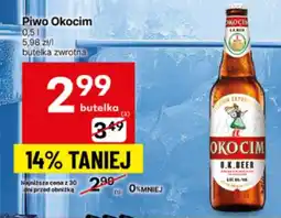 Delikatesy Centrum Piwo Okocim oferta