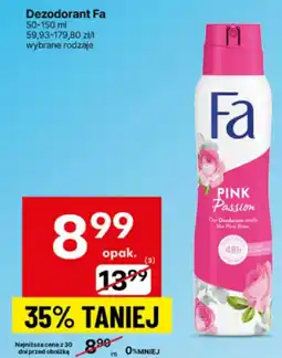 Delikatesy Centrum Dezodorant Fa oferta